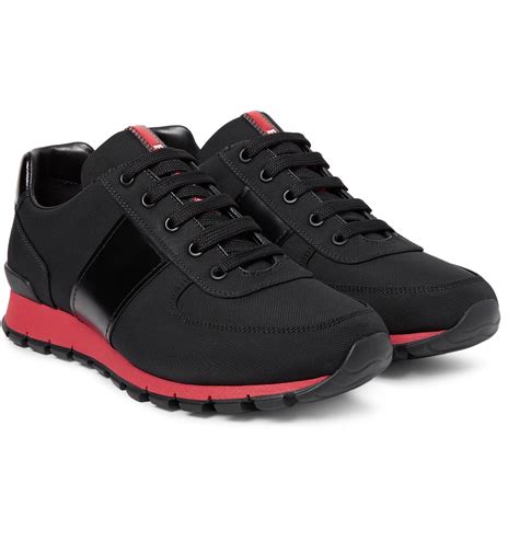 Prada Match Race Sneakers In Black 